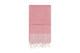 Mijölnir Toalla de Playa Fouta Retro - Rojo (90 x 175 cm)